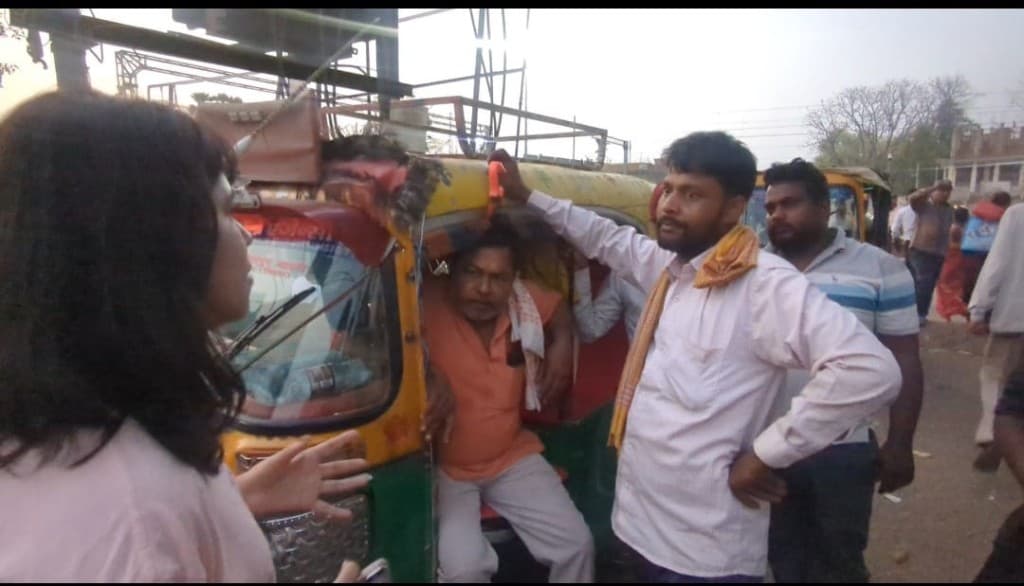 Field research with auto drivers at their stands near IIT Patna